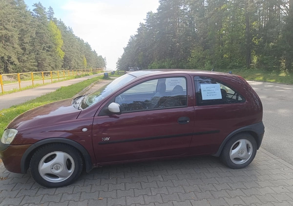 Opel Corsa cena 6200 przebieg: 285557, rok produkcji 2003 z Szczytno małe 137